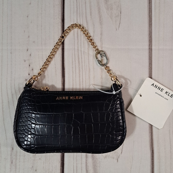 Anne Klein Boxed Wallet On Chain Small Flaw Photo 5 Mini Bag Purse - Picture 1 of 15